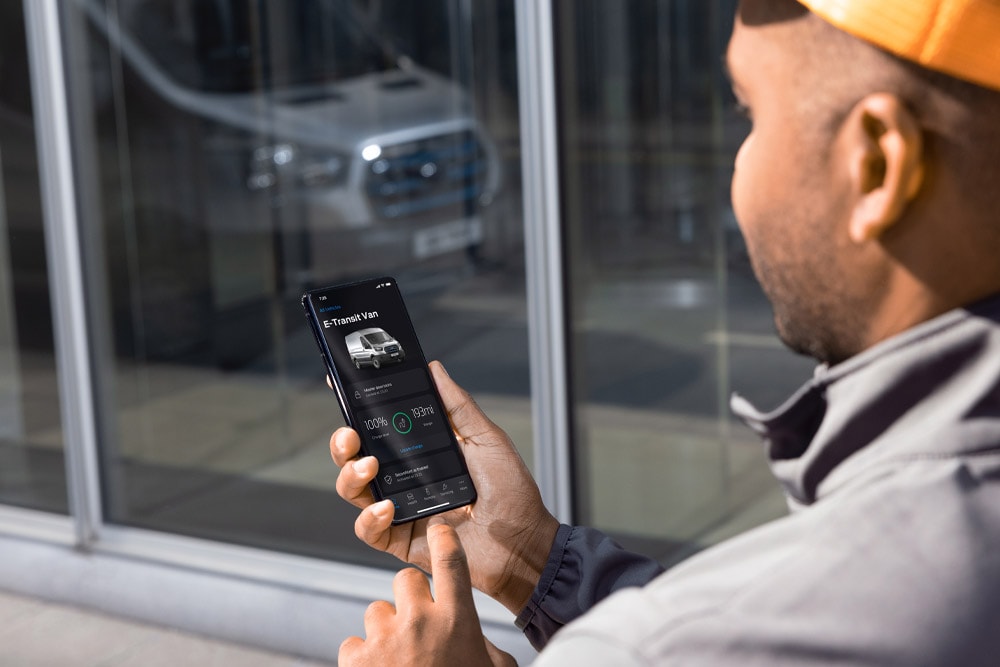 FordPass Pro app on mobile