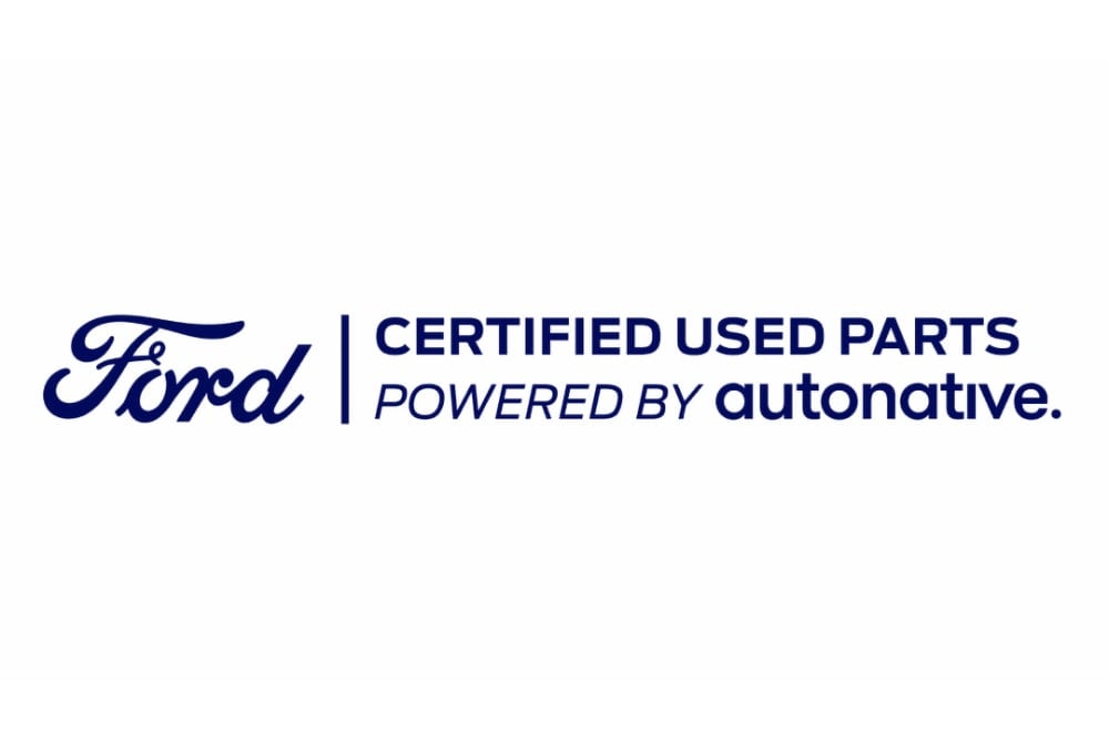Ford logo with text 'Certified Used Parts powered by autonative'