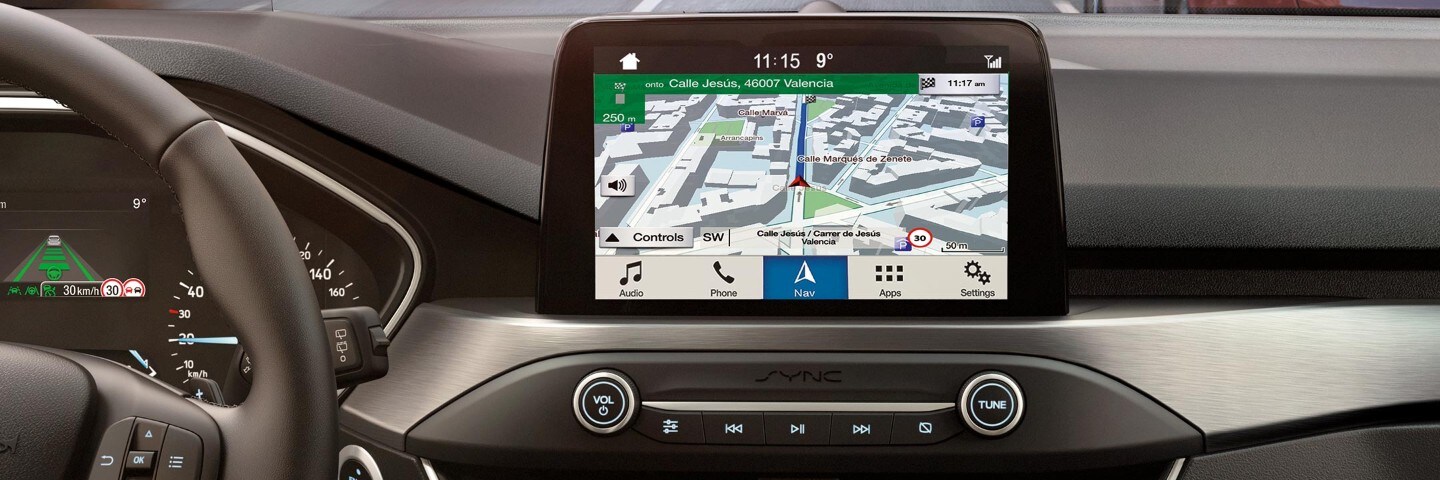 ford puma sat nav