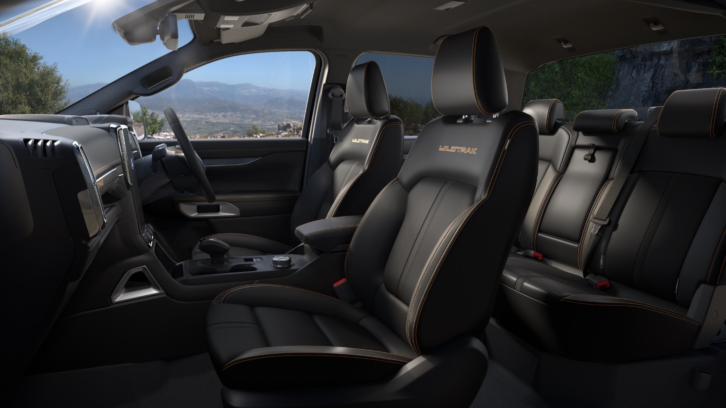 Ranger Limited interior rear seats