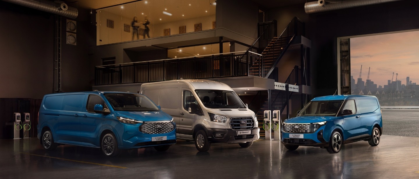 Ford E-Transit side view