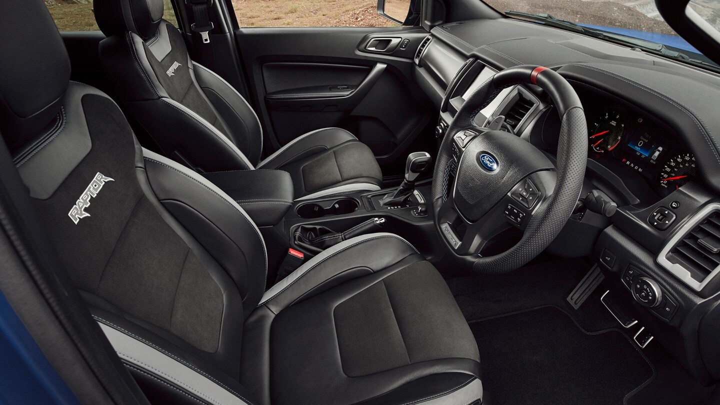 Ford Ranger Raptor seats interior view