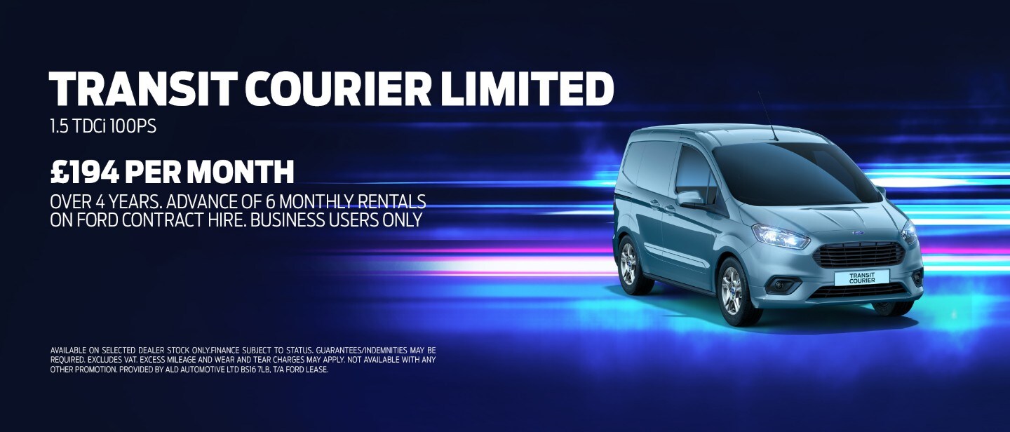 ford transit courier length