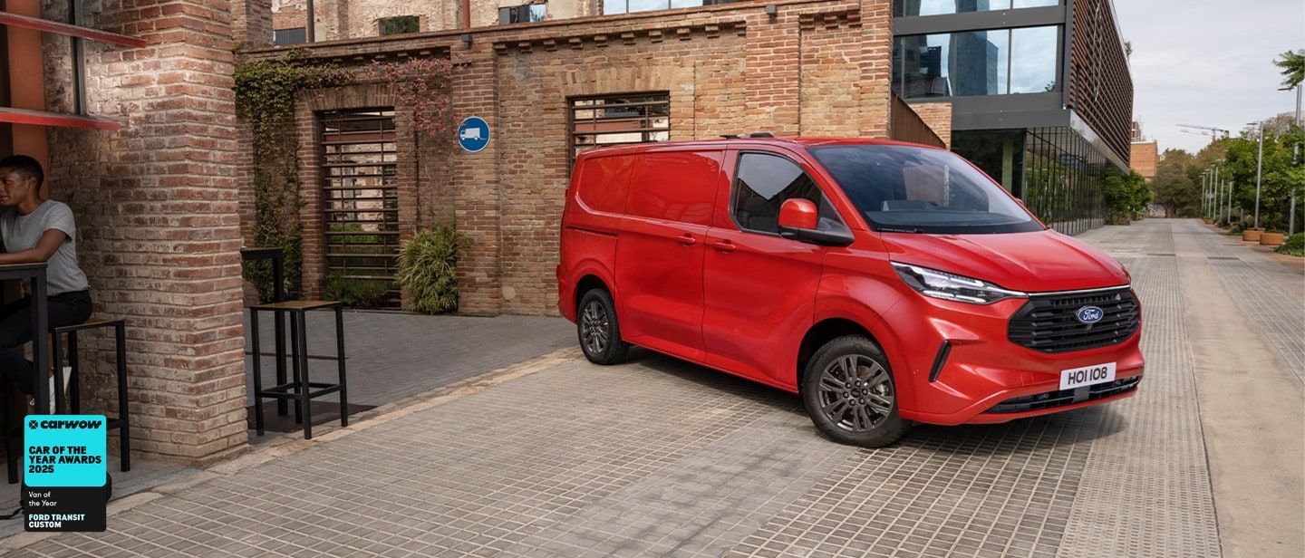 Red Ford Transit Custom Red Ford Transit Custom