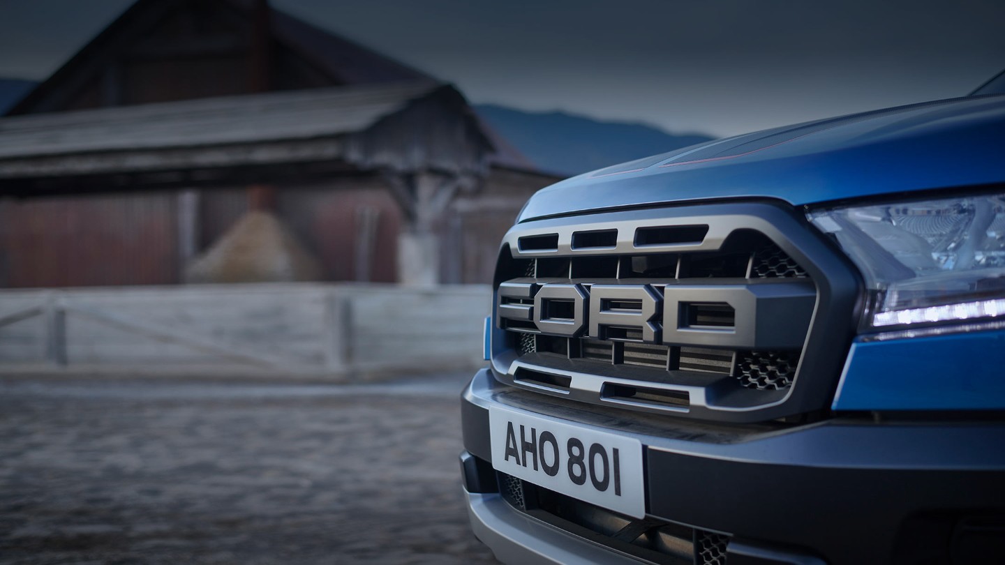 Blue Ford Ranger