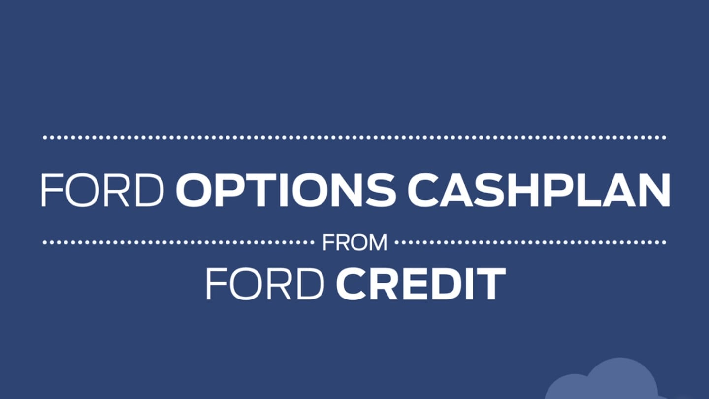 Ford Options Cashplan Video