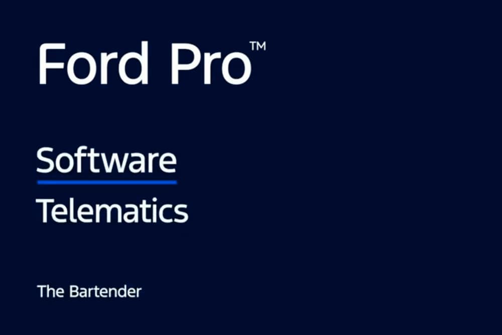Ford Pro Sofware Telematics