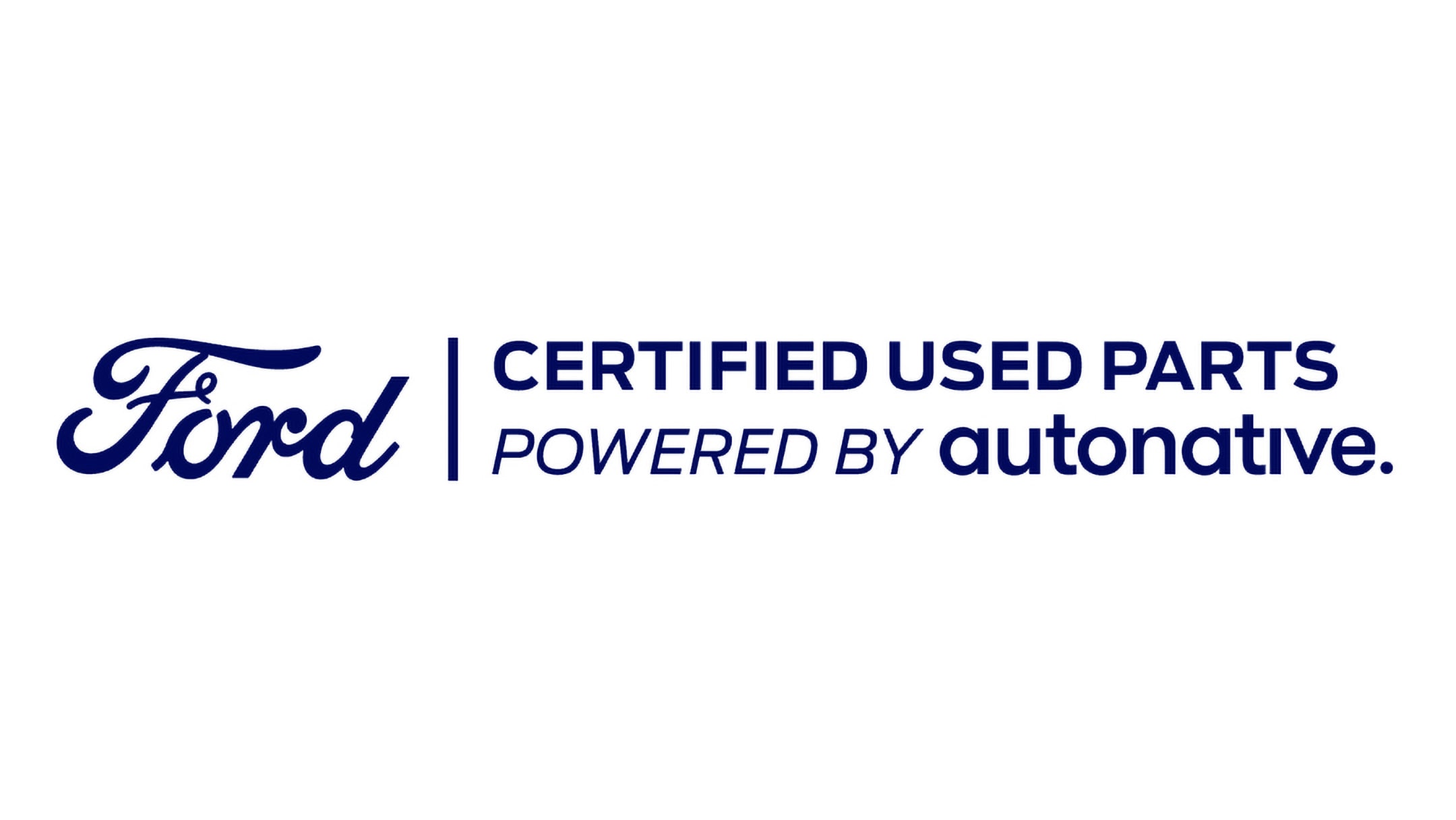 Ford logo with text 'Certified Used Parts powered by autonative’.
